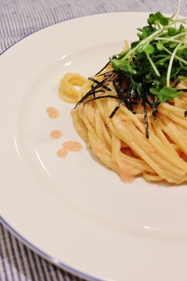 クリーミー明太子パスタ_a0230831_20463437.jpg