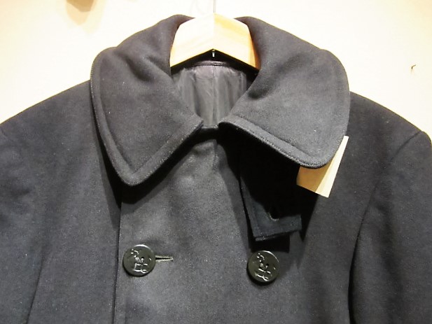 40s U.S NAVY 10ボタンPコート 34-36 : 福生古着屋 SPACE OF