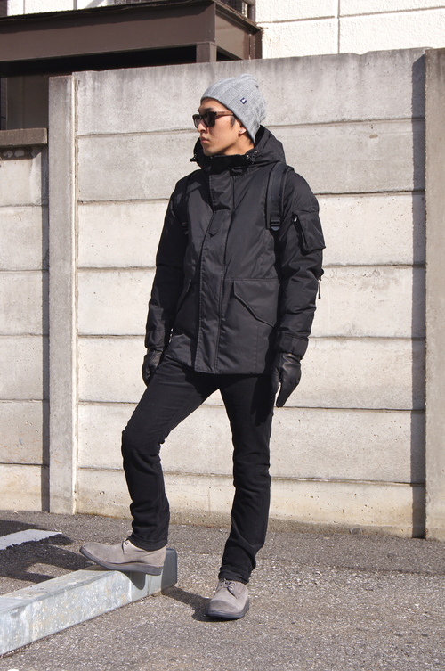 nonnative trooper hooded down jacket