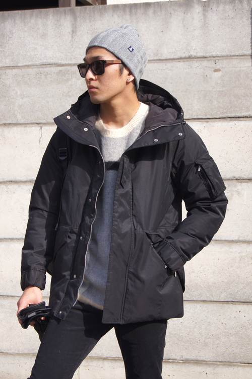 nonnative NN-JU2608 TROOPER DOWN JACKET COTTON WEATHER CLOTH WITH 