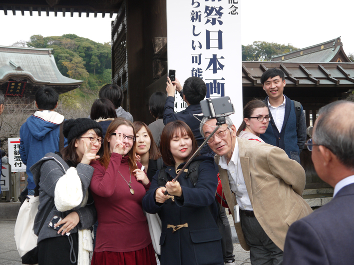 一橋大学の留学生、古都の秋堪能：第5回鎌倉招待ツアー_c0014967_18571668.jpg