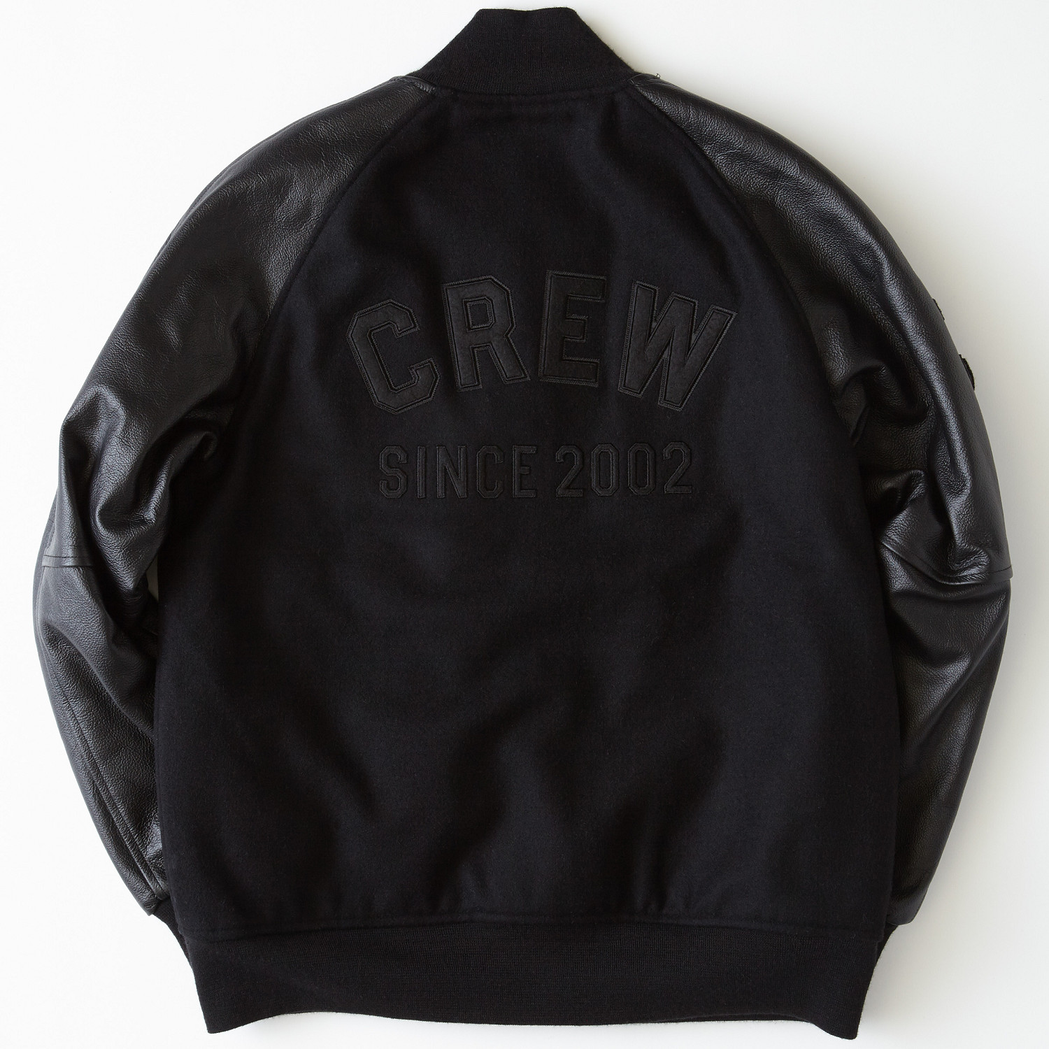 美品!FATロゴワッペンスタジャンFAT（XL） ネイビーホワイト