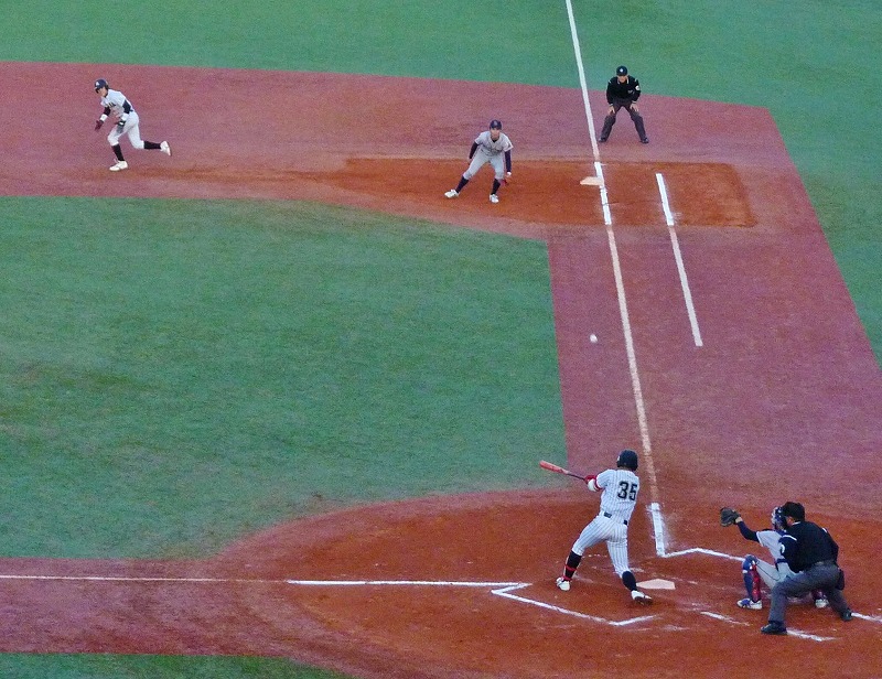 第46回明治神宮大会 亜細亜大対立命館大 11月15日 前半 _b0166128_1371120.jpg