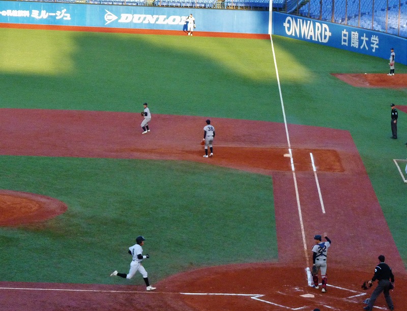 第46回明治神宮大会 亜細亜大対立命館大 11月15日 前半 _b0166128_1382440.jpg