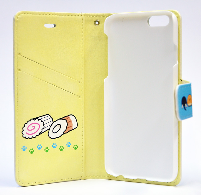 なるとくん・ちくわくん 手帳型iPhoneケース_d0102523_12224166.jpg