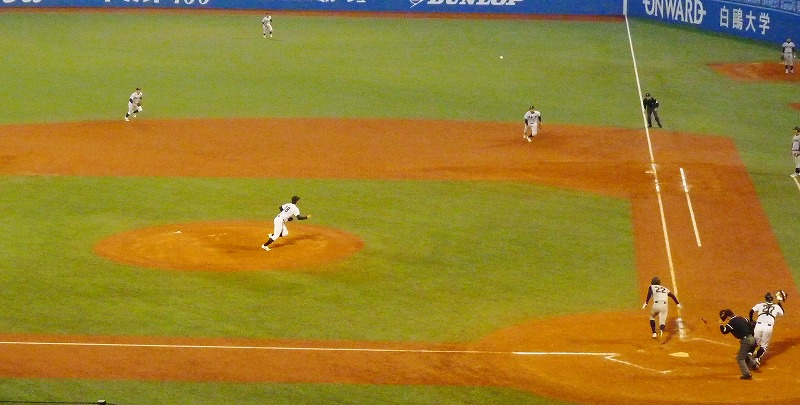 第46回明治神宮大会 亜細亜大対立命館大 11月15日 前半 _b0166128_8511881.jpg