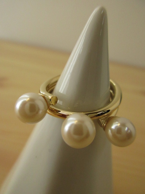 トゥデイフル / TODAYFUL    3 Pearl Ring_e0076692_19561585.jpg