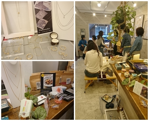 デニム&ダウンベストでジュエリーイベントへ_a0129661_00041603.jpg