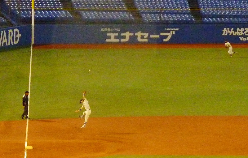 駒澤大（１部最下位）対東洋大（２部優勝）　１１月９日　東都大学野球入替戦　前半_b0166128_1138425.jpg