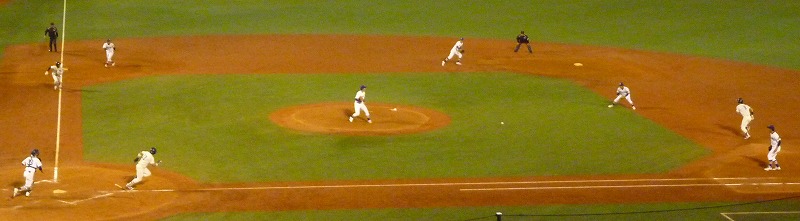 駒澤大(1部最下位)対東洋大(2部優勝) 11月9日 東都大学野球入替戦 前半_b0166128_12374791.jpg