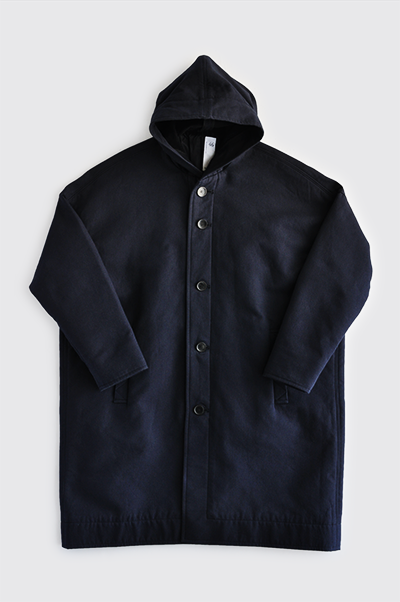 NO CONTROL AIR　C/W Plain Weave Double Cloth Coat (Navy)_d0120442_143493.png