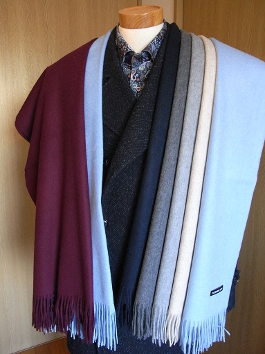 ~上質な CASHMERE マフラー&ストール~ 始めました! 編_c0177259_22391288.jpg