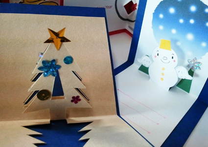 日曜日は「クリスマス・年賀カードを作ろう」_f0043592_813314.jpg