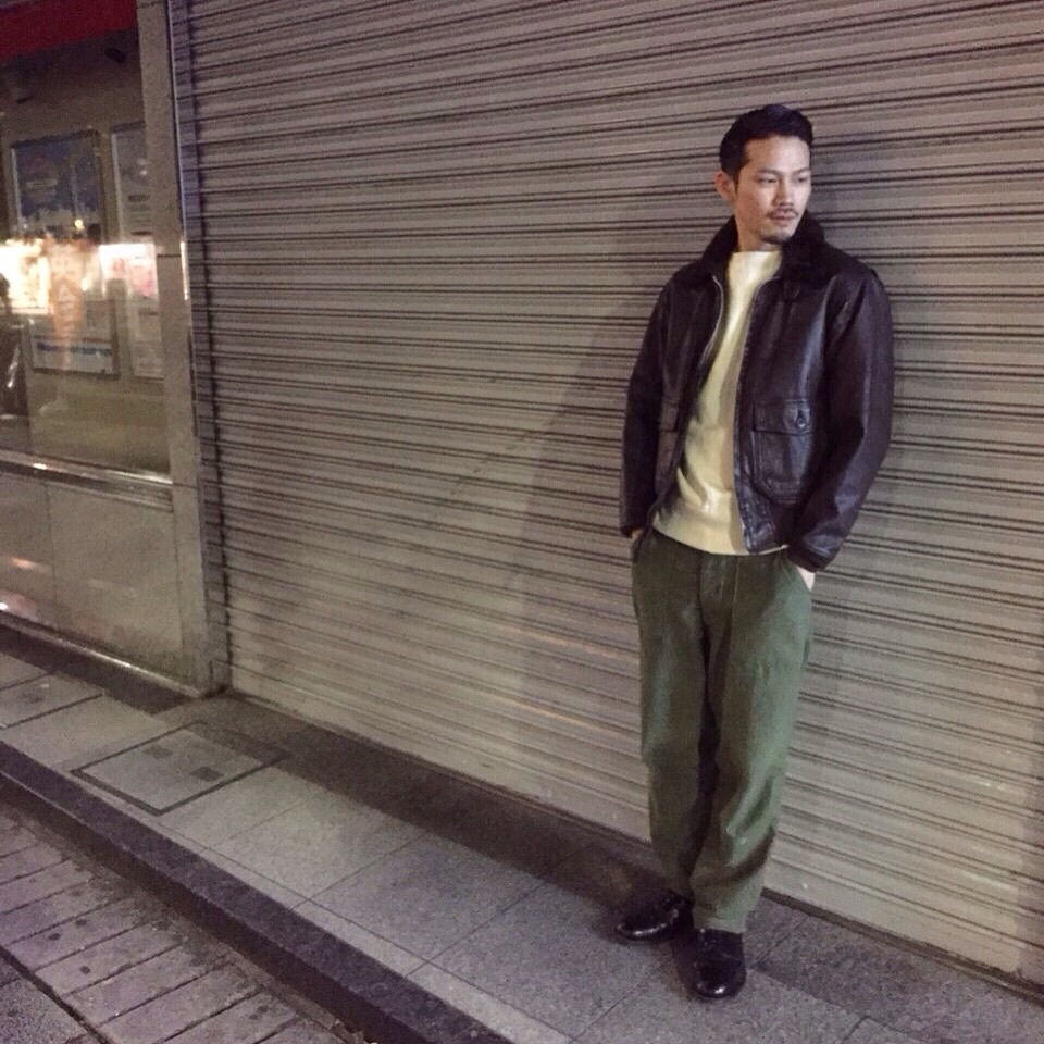 【RECOMMEND ITEM】-LETHER OUTER-_b0121563_19465205.jpg