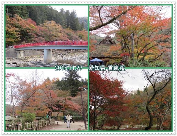 香嵐渓・小原四季桜・世界遺産 白川郷と飛騨高山２日間・・また大失敗！_a0052666_23351497.jpg