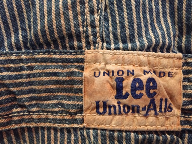12月2日(水)大阪店ヴィンテージ&スーペリア入荷!!#2 Work編Lee UNION-ALLS!!(大阪アメ村店)_c0078587_18322317.jpg