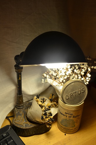 ■PCコーナーのdesklamp。_d0350221_12273657.jpg