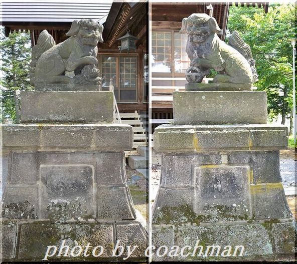 「納内(おさむない)神社」狛犬　_a0315942_22132843.jpg