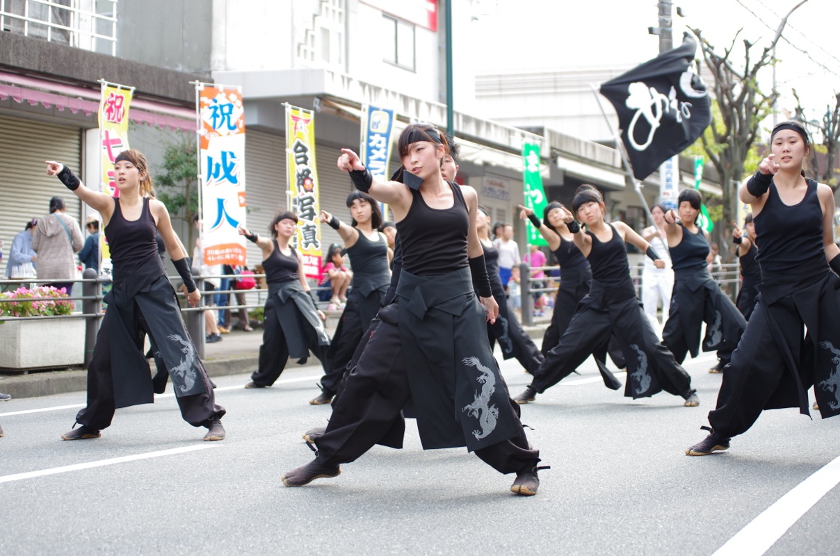 三木さんさんまつり２０１５その３４ あまのじゃく い組 その３ ヒロパンのよさこいライク N Vanライフ