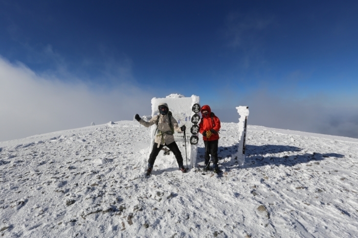 Winter came finally here!!③＠硫黄岳　2015.11.27(金)～28(土)_f0344554_08083244.jpg