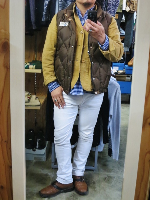 年内ギリの最終入荷。。。Crescent Down Works フル別注DOWN VEST!★!_d0152280_725247.jpg