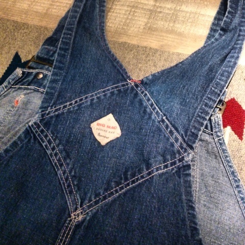 1960s \" BIG MAC -Penneys- \" UNION MADE -SANFORIZED- DENIM OVER ALL ._d0172088_19102571.jpg