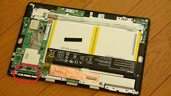 ASUS Transbook T100TA　 タッチパネル交換_f0038867_12411129.jpg