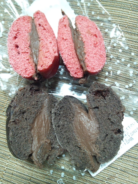 B&B マカロン風ベーグル~フランボワーズ&ココアチョコ~_f0076001_21562155.jpg