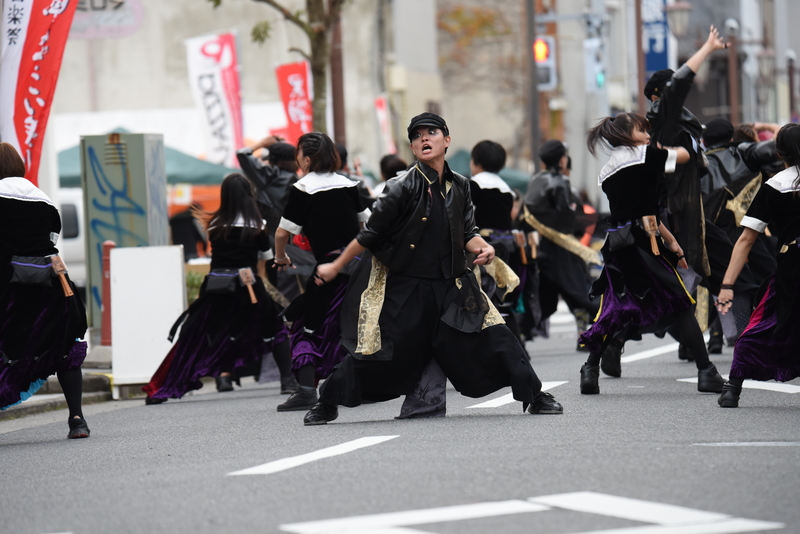 第12回黒潮よさこい祭り　鴉　（敬称略）　千葉県千葉市_c0276323_9453763.jpg