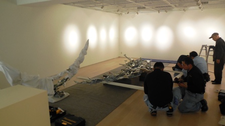 作業日誌(いきものたち展作品搬入陳列作業)_c0251346_1750712.jpg