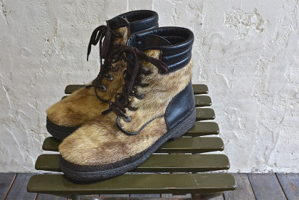 Seal skin lace up boots_f0226051_13412487.jpg