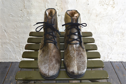 Seal skin lace up boots_f0226051_13504367.jpg
