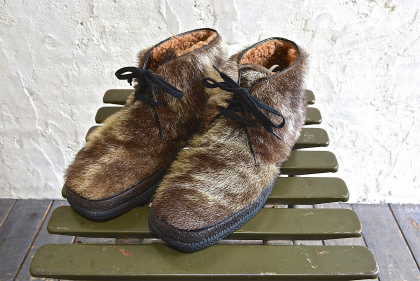 Seal skin lace up boots_f0226051_13543920.jpg