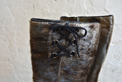 Seal skin lace up boots_f0226051_14281693.jpg