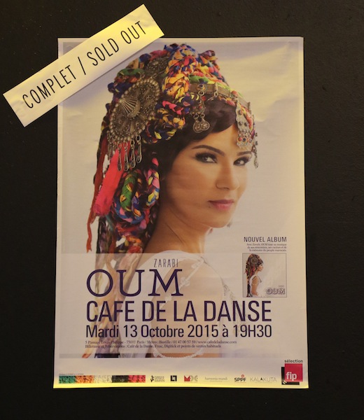 Paris & Marseille 2015 (#6) : OUM \"Zarabi\" Concert in Paris_d0010432_19473519.jpg