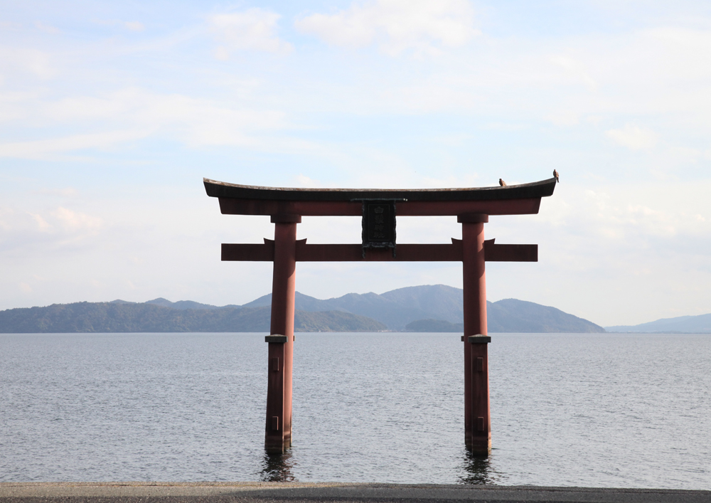 滋賀県高島市　白髭神社（しらひげ）　湖中大鳥居_c0108146_2147176.jpg