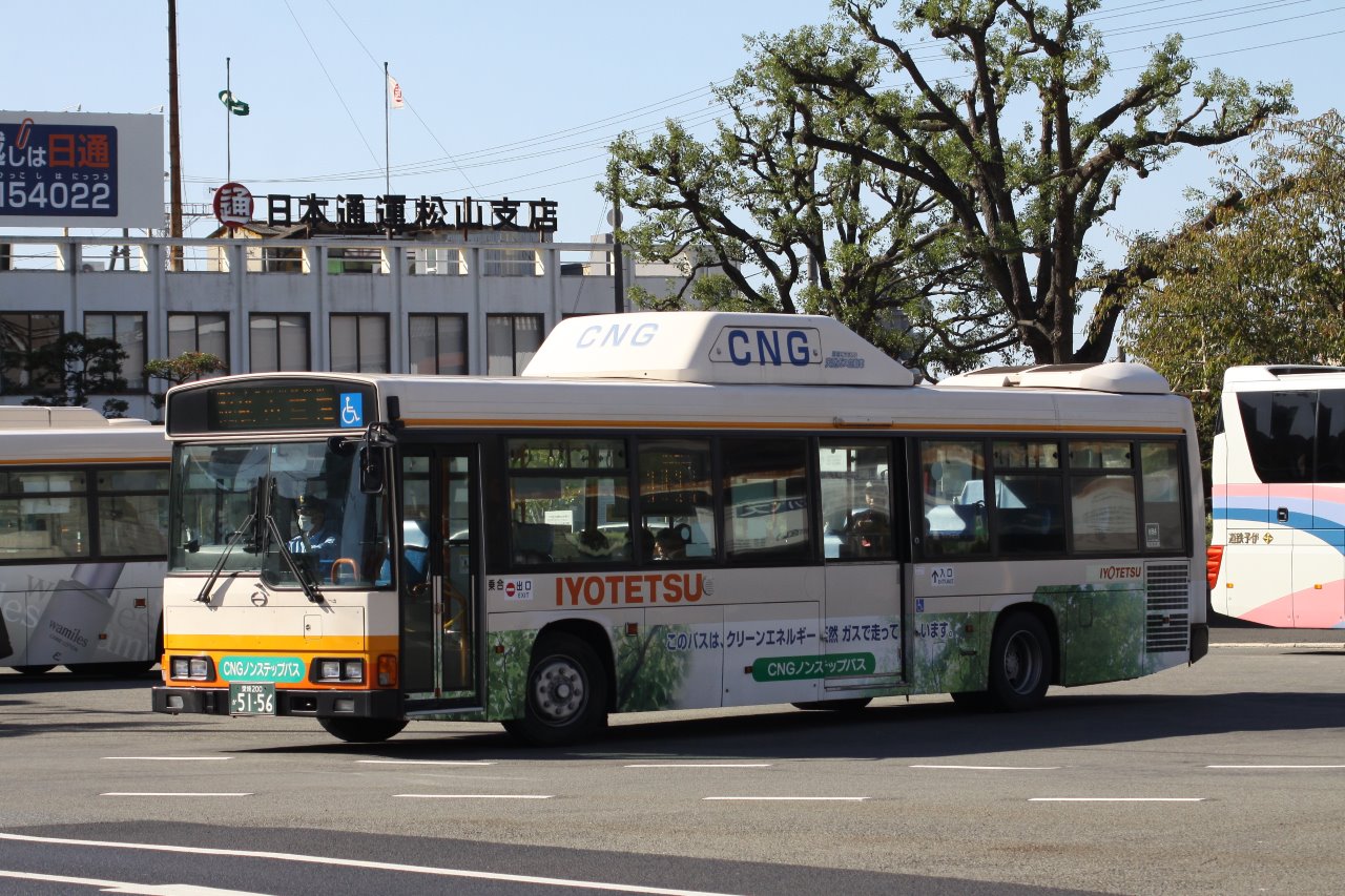 第2回伊予鉄道(バス)4～レインボーHR CNG～_b0344993_0375078.jpg