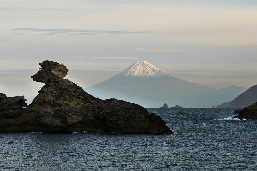 雲見海岸にはミニスフィンクスがあった！♪・・・富士山を撮ろう！西伊豆・雲見で_a0031821_2214943.jpg