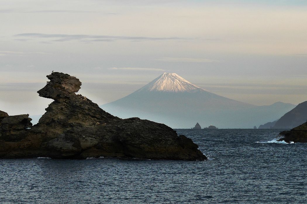 雲見海岸にはミニスフィンクスがあった!♪・・・富士山を撮ろう!西伊豆・雲見で_a0031821_2214943.jpg