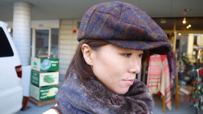 ハンチングの被り方 髪型編 帽子のverde日記 ハンチングの被り方 髪型編 帽子のverde日記