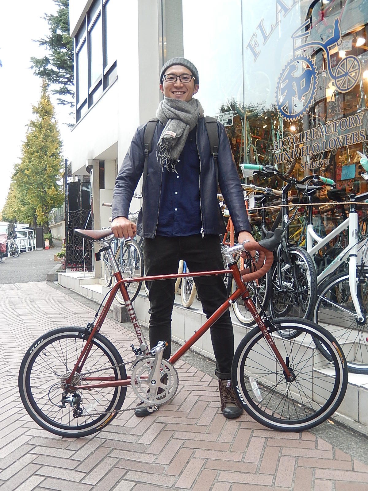 12月6日　渋谷　原宿　の自転車屋　FLAME bike前です_e0188759_16112224.jpg