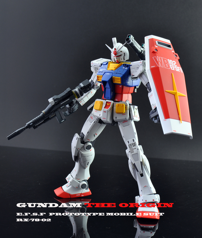 Mgガンダム オリジン完成しました Evo的ホビー日記 Mgガンダム オリジン完成しました Evo的ホビー日記