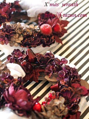 X\'mas wreath order lessonでした_d0144095_1941584.jpg