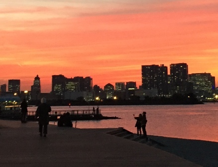 夜景ツアー2015前編　お台場の夕焼け_b0330040_00453887.jpg