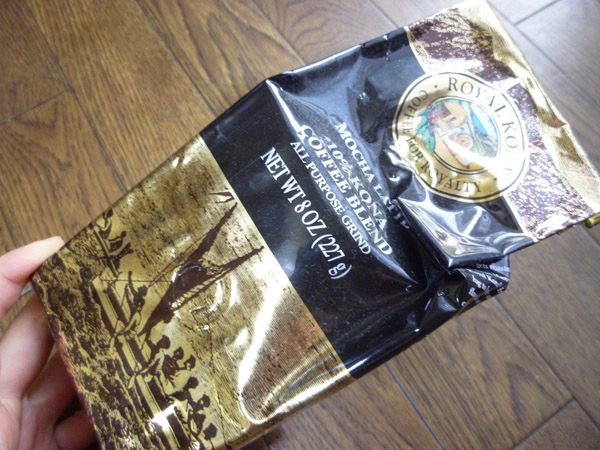 ROYAL KONA COFFEE MOCHA LATTE 10% KONA COFFEE BLEND 8oz_c0152767_22255449.jpg