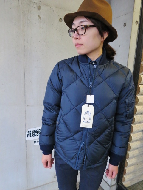 嬉しい価格のDOWN JACKET！？。。。Kato　QUILT DOWN JACKET！★？ (再！)_d0152280_1865439.jpg