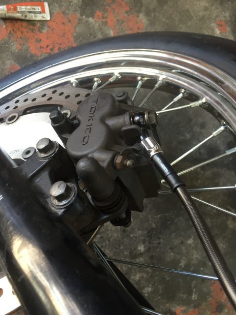 W650 カスタム トヤマ様号進んでますよ!_a0164918_17472743.jpg