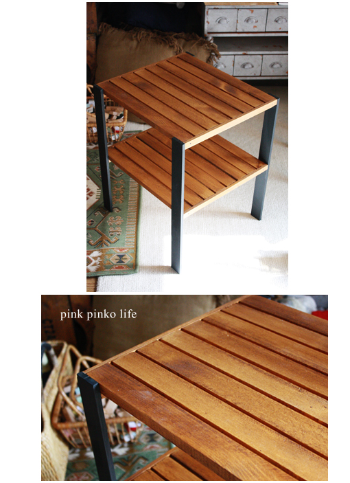 端材でDIY☆男前二段ラック_d0351435_17505715.jpg