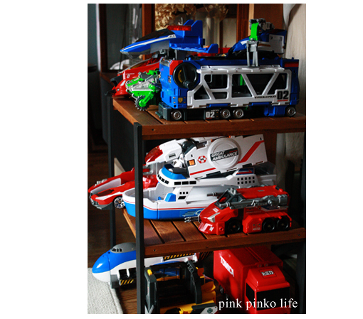 端材でDIY☆男前二段ラック_d0351435_17505798.jpg