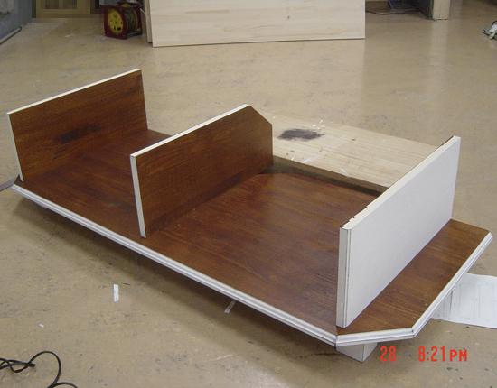テレビボードのDIY作業風景_d0351435_17513871.jpg
